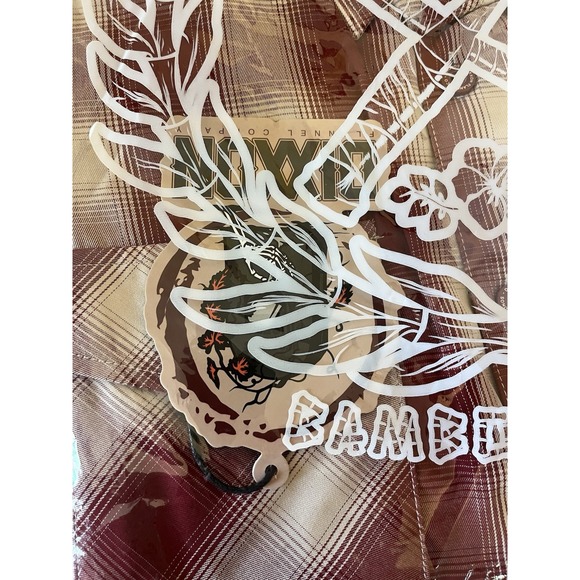 Dixxon‎ Flannel Company Men's Sonoma Plaid Shirt Bamboo Series M New In Bag - Picture 4 of 6